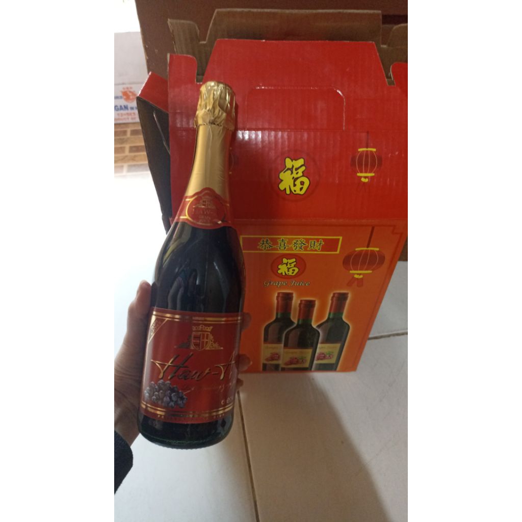 READY KIRIM Haw-A HAMPERS IMLEK CNY PU TO CIU HORSE minuman jus anggur non alkohol