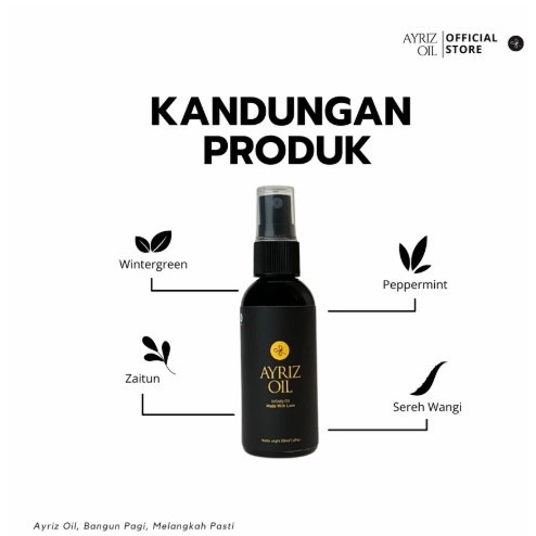 Ayriz Oil Travelpack 50ml – Minyak Oles Nyeri & Pegal