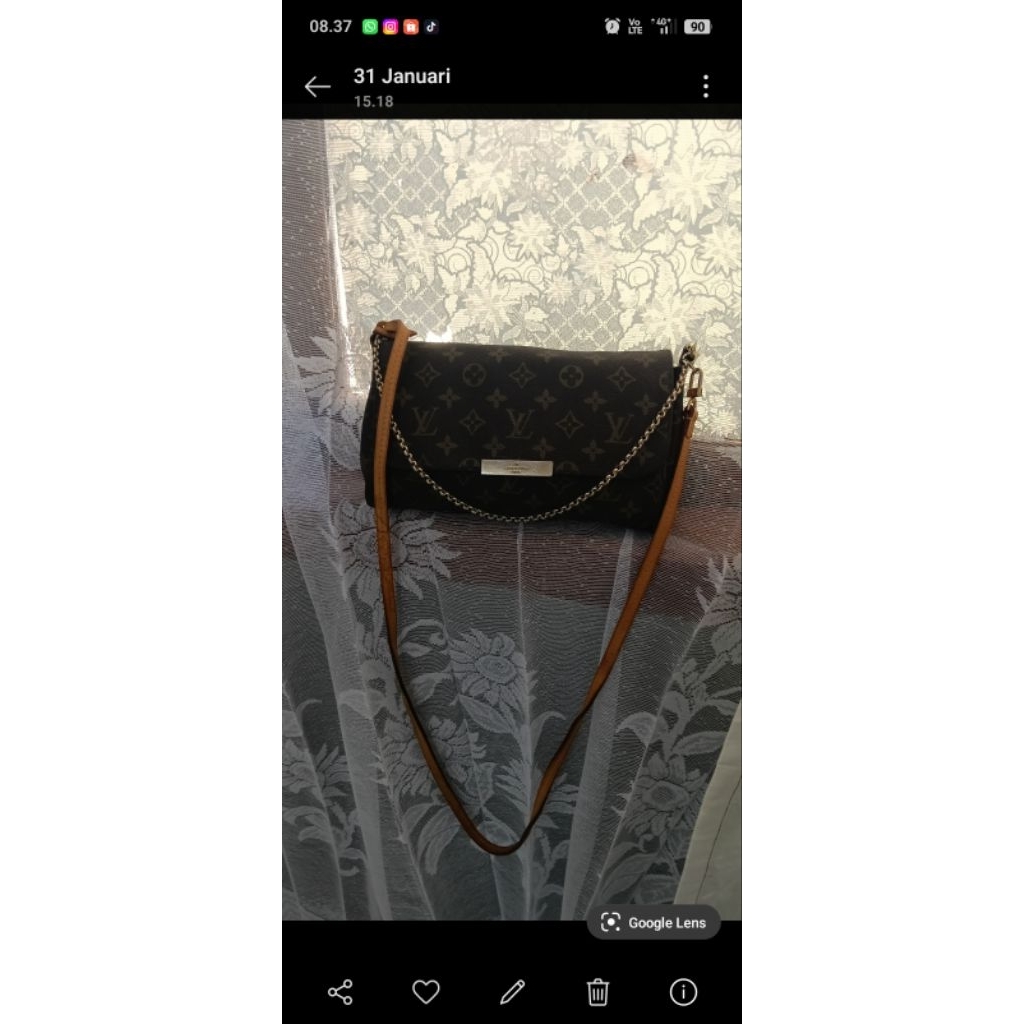 Tas Lv Sling preloved dikasih murah malah nego