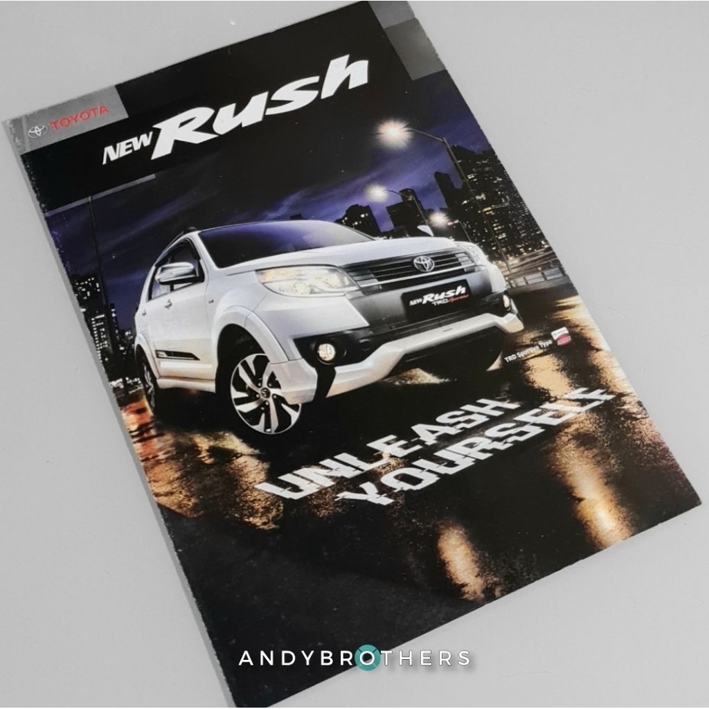 Buku / Brosur / Booklet / Katalog Toyota Rush Facelift 2014-2017 ORIGINAL