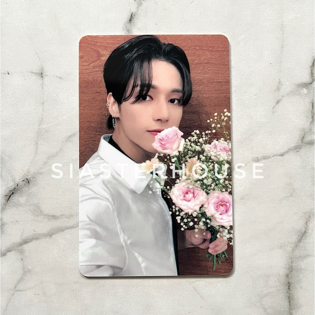 [Ready] Official PC Photocard Ateez Wooyoung The World Ep 1 Movement Makestar Pvc Flower ver