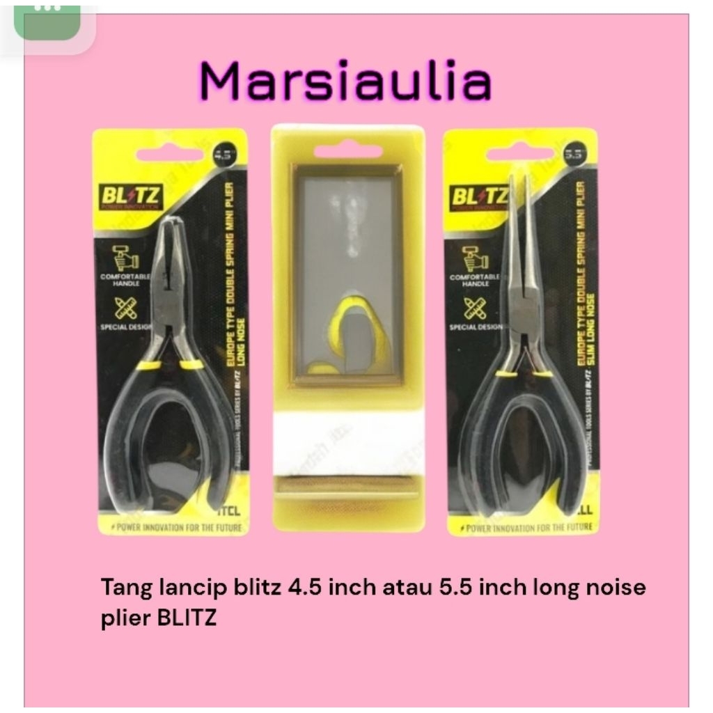 Tang lancip Blitz 4.5 Inch High Quality Mini Plier 4,5"