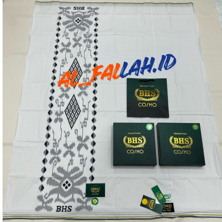 SARUNG BHS ORI POLOS WARNA & MOTIF LENGKAP | BHS COSMO POLOS HITAM | SARUNG COSMO grade bronze afkir