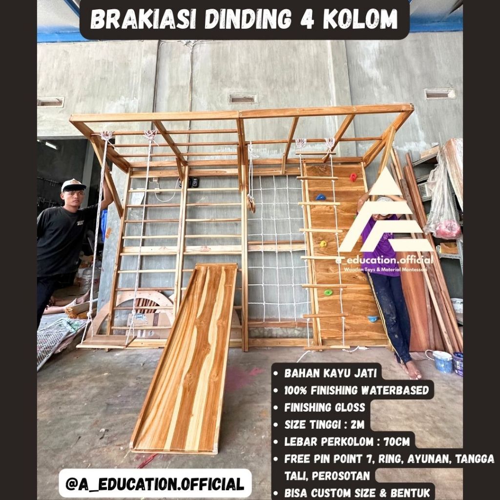 brakiasi dinding 4 kolom wall bar