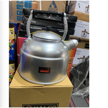 TEKO HALCO BIASA 22CM 4LITER ALUMINIUM TEBAL DIJAMIN ORIGINAL HALCO / CERET HALCO ALUMINIUM TEBAL