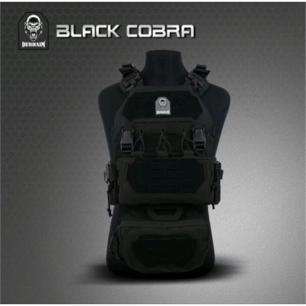 Body vest Durhaim Durhaim Black Cobra