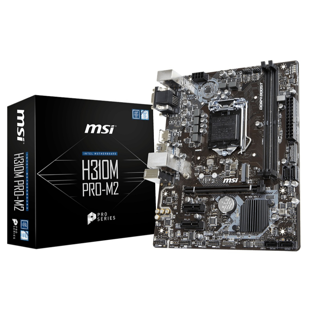 MOBO Mainboard Motherboard MSI H310M PRO-M2 PRO SERIES LGA 1151 B360 H310 H370 Z390 support Intel Ge