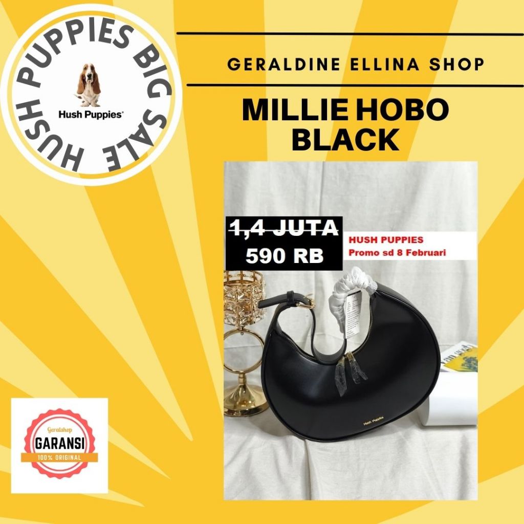 Tas Hush Puppies shoulder bag sale original seri MILLIE HOBO