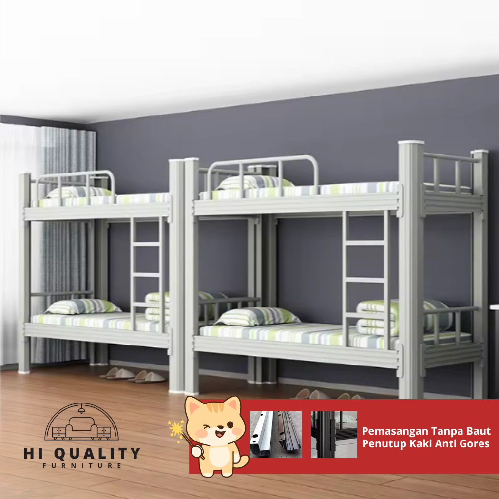 Ranjang Lipat Single Bed Besi Modern Minimalis Kasur Super Nyaman Desain Kokoh & Kuat Tahan Lama