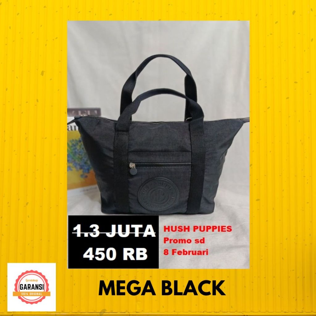 Tas Hush Puppies seri MEGA tote bag sale original 100%