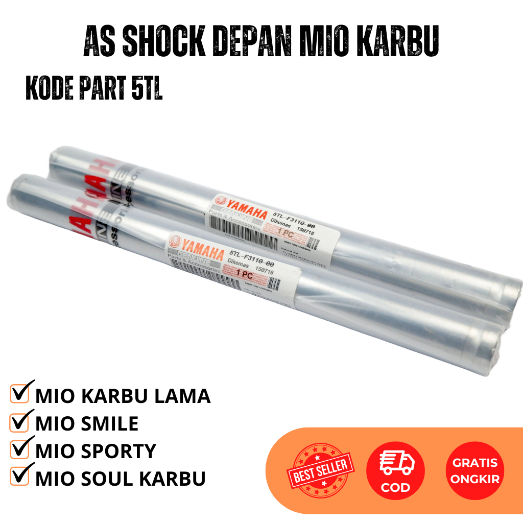 AS Shock Depan Yamaha Mio Sporty - Mio Soul Karbu - Halu Halu Shockbreaker Depan Mio Smile - Fino Ka