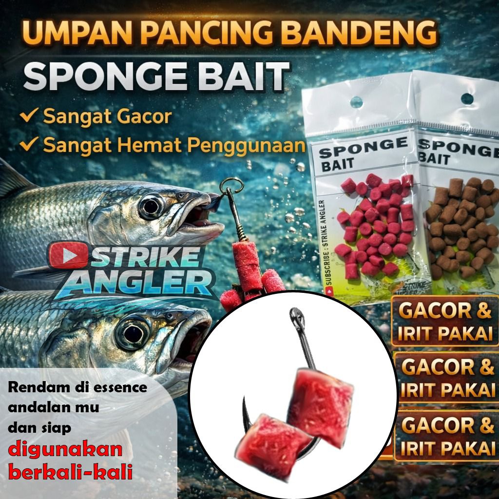 umpan pancing otok otok spon
