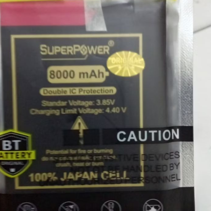 Promo Baterai Batre Doubel POWER 8000mAH 2iC Infinix Zero 8 X687 BL-44CX BL44CX  Garansi 1 Tahun