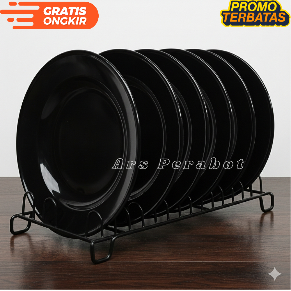 juragan piring/ 12PCS PIRING MAKAN MELAMIN ASLI SINGA SINGI ORI BAHAN MELAMIN ASLI 9 INCH TERLARIS