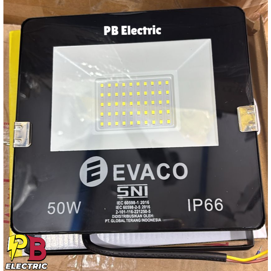 Evaco Lampu Sorot LED 50 Watt / Lampu Sorot 50W LED IP66 Evaco / Lampu Sorot LED 50 Watt Evaco IP66
