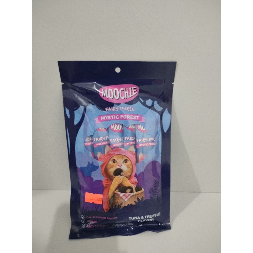 Moochie cream makanan basah kucing - Stik makanan basah kucing - Makanan kucing