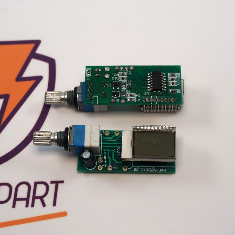 Modul PWM Senter Kepala Headlight LCD input Baterai 3.7V 18650 with switch potensiometer