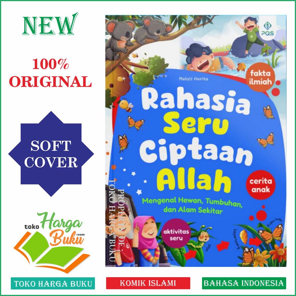 Foto Rahasia Seru Ciptaan Allah FULL COLOR Fakta Ilmiah Buku Cerita Anak Bergambar Mengenal Hewan Tumbuhan dan Alam Sekitar - PQS