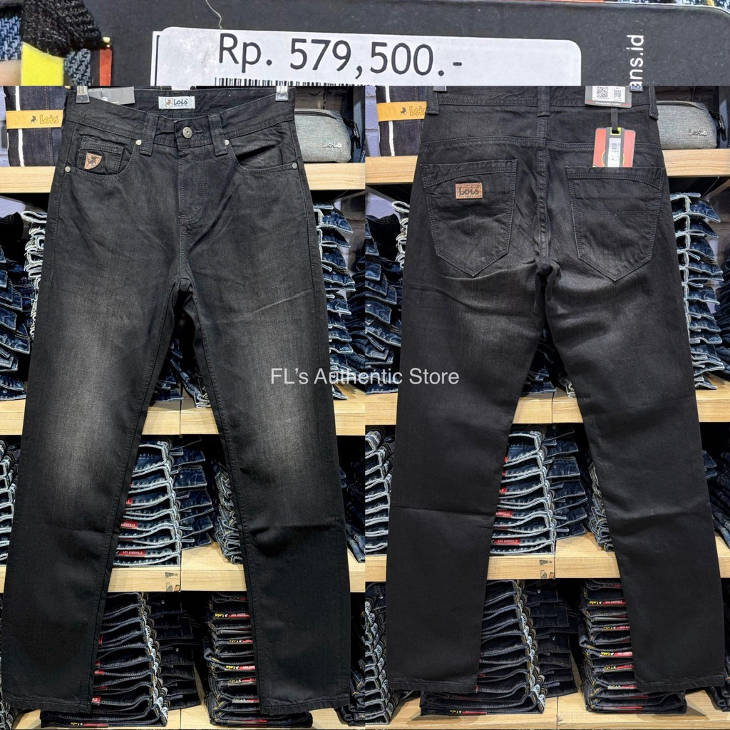 Celana Lois jeans Black wash NEW