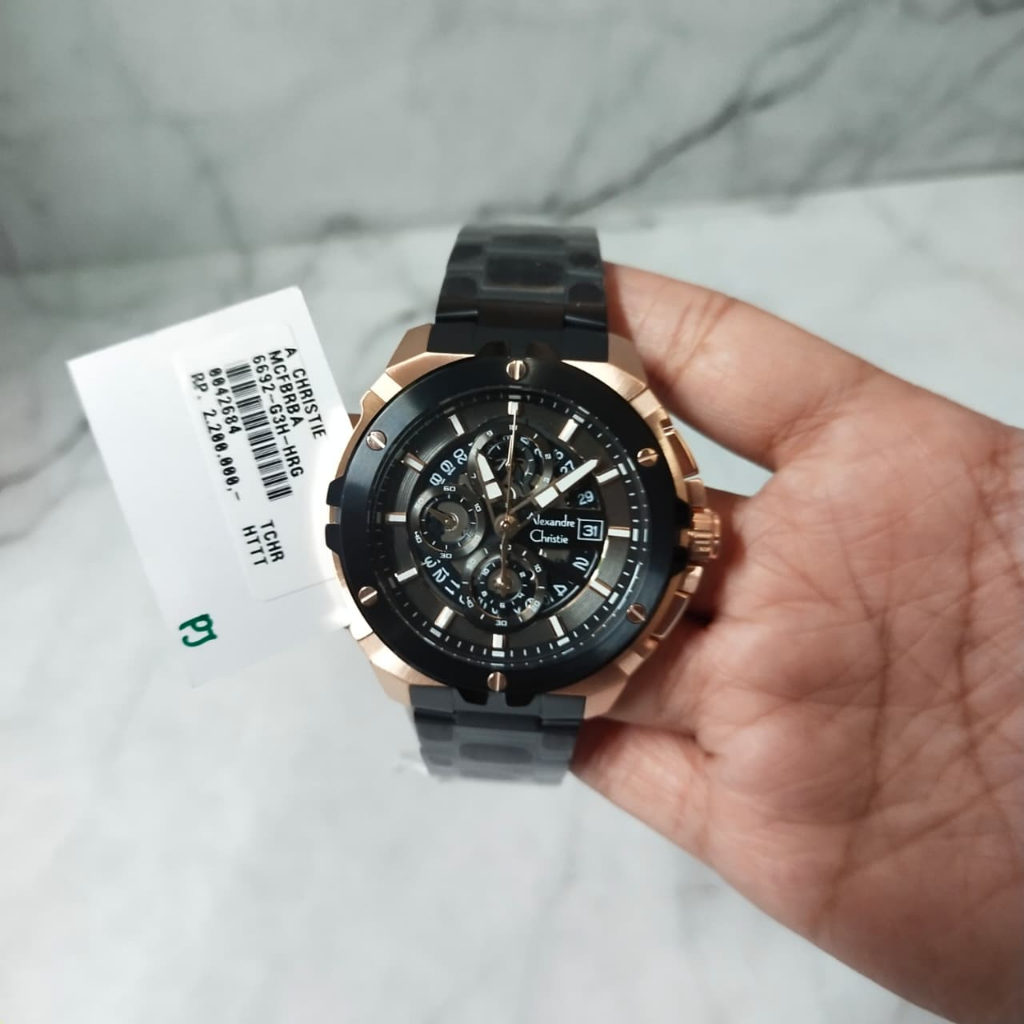 AC 6692 Jam Tangan Original Pria Alexandre Christie