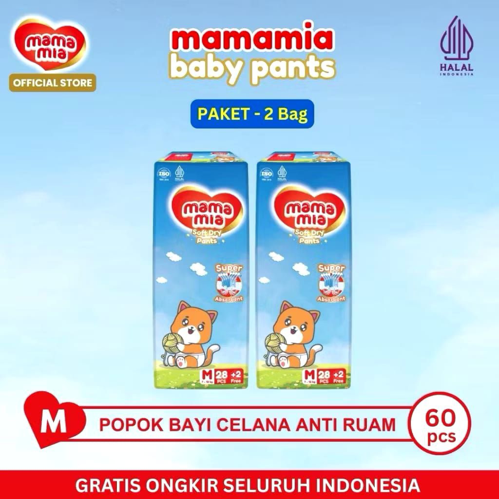 MAMAMIA BABY PANTS M28+2 PAKET 2BALL