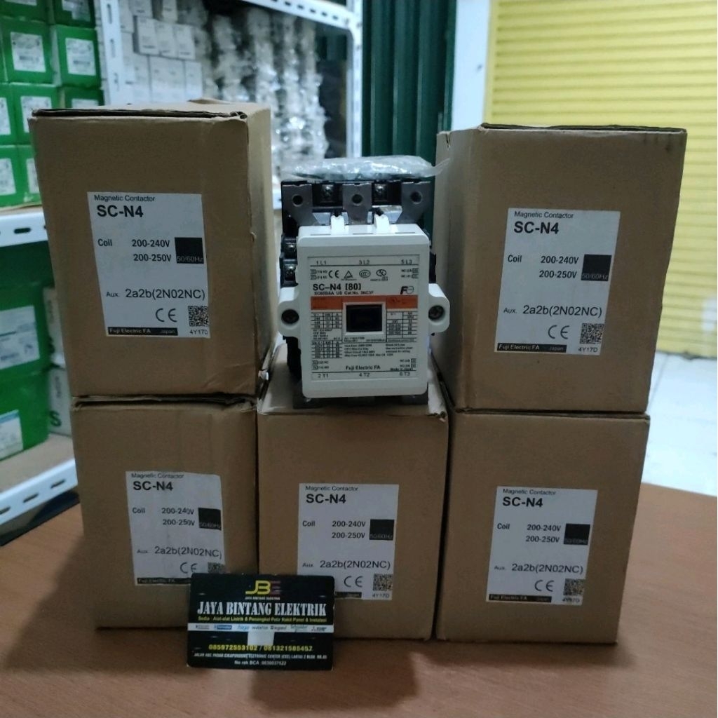 Magnetic Contactor Fuji SC-N4 220V Original