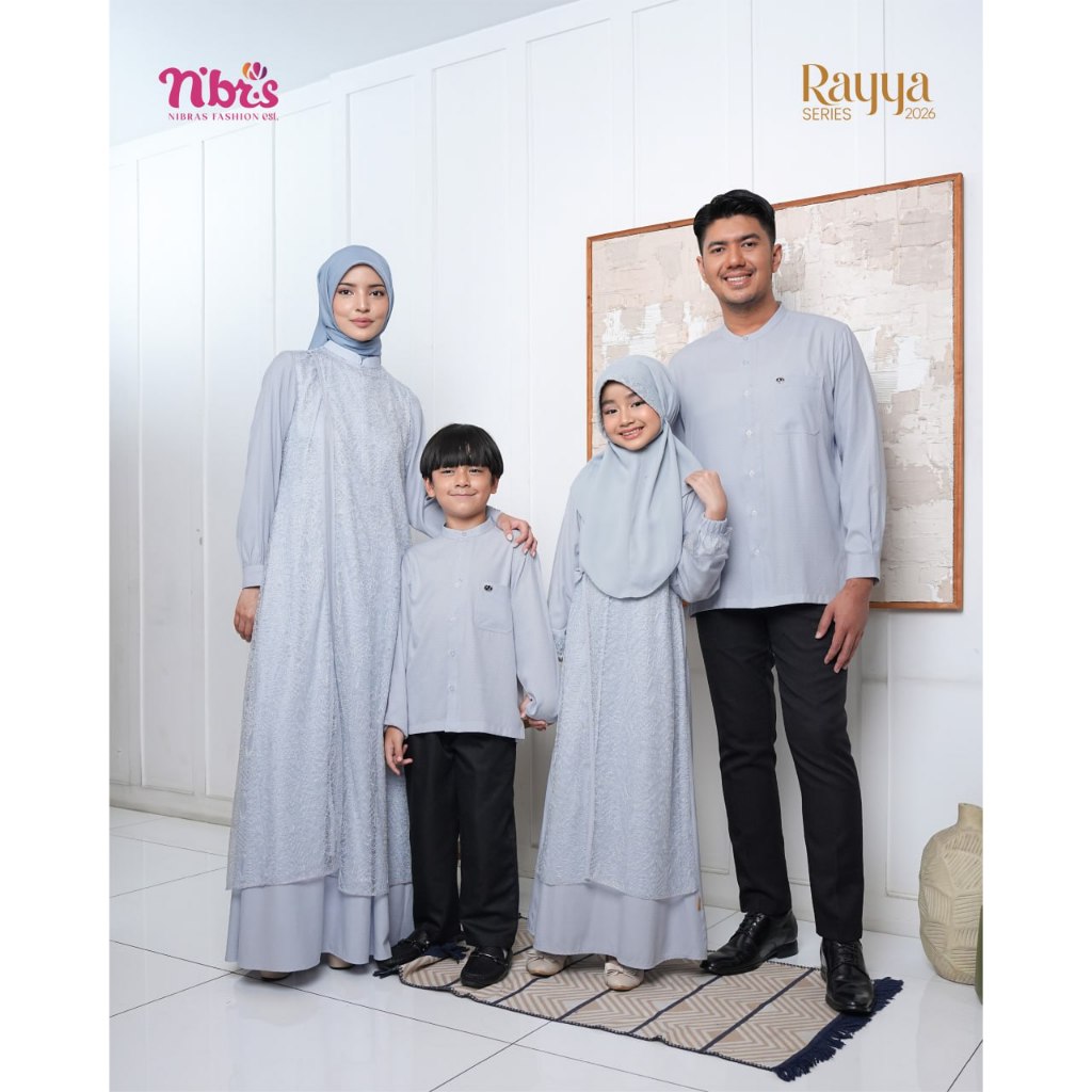 RAYA 2026 FARDIA ICE BLUE / SARIMBIT NIBRAS / SARIMBIT KELUARGA / NIBRAS / RAYYA SERIES 2026 / RAYYA