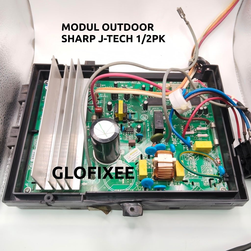MODUL PCB OUTDOOR AC SHARP J-TECH INVERTER 1/2PK ORIGINAL