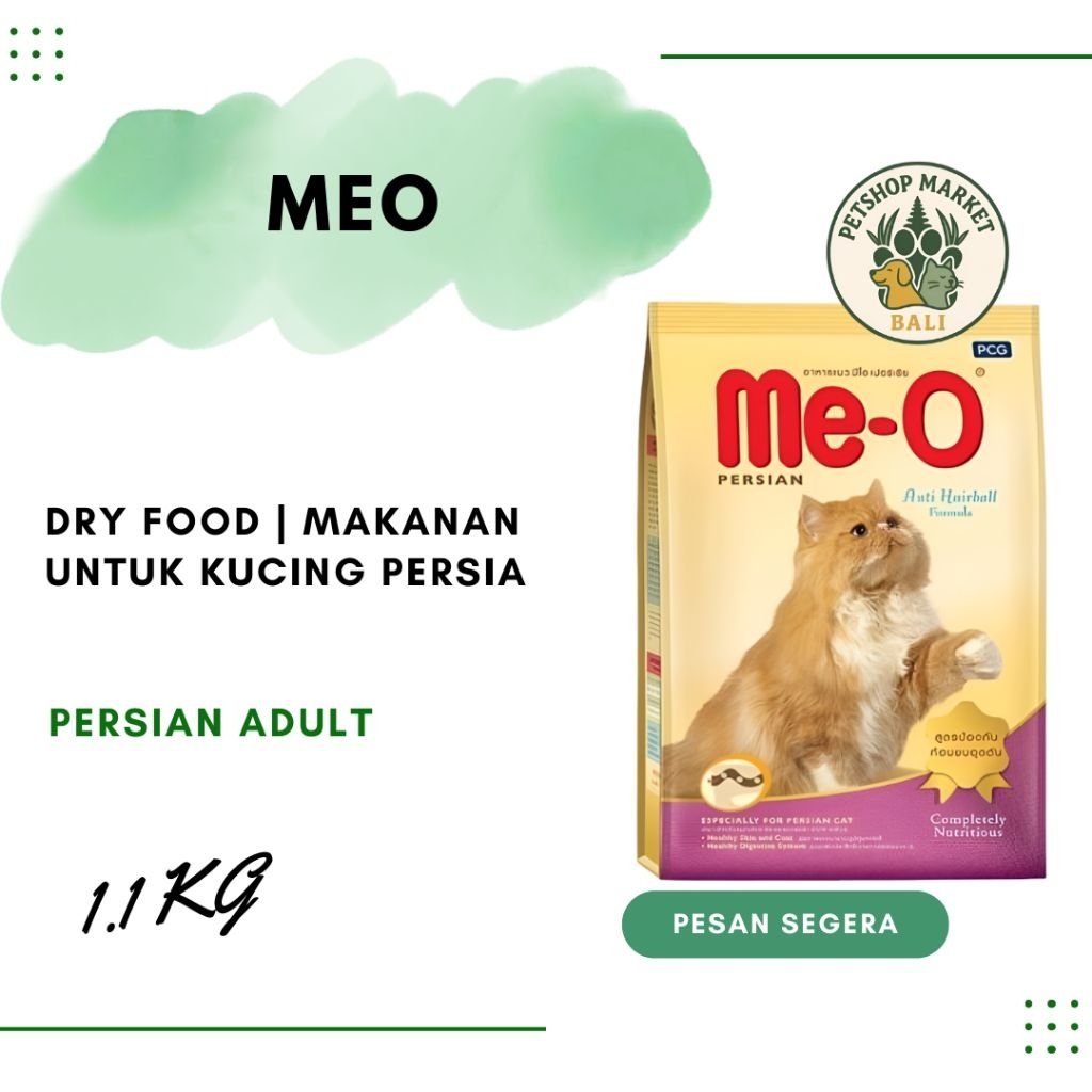 MEO Makanan Kering Kucing Persia | 1.1KG