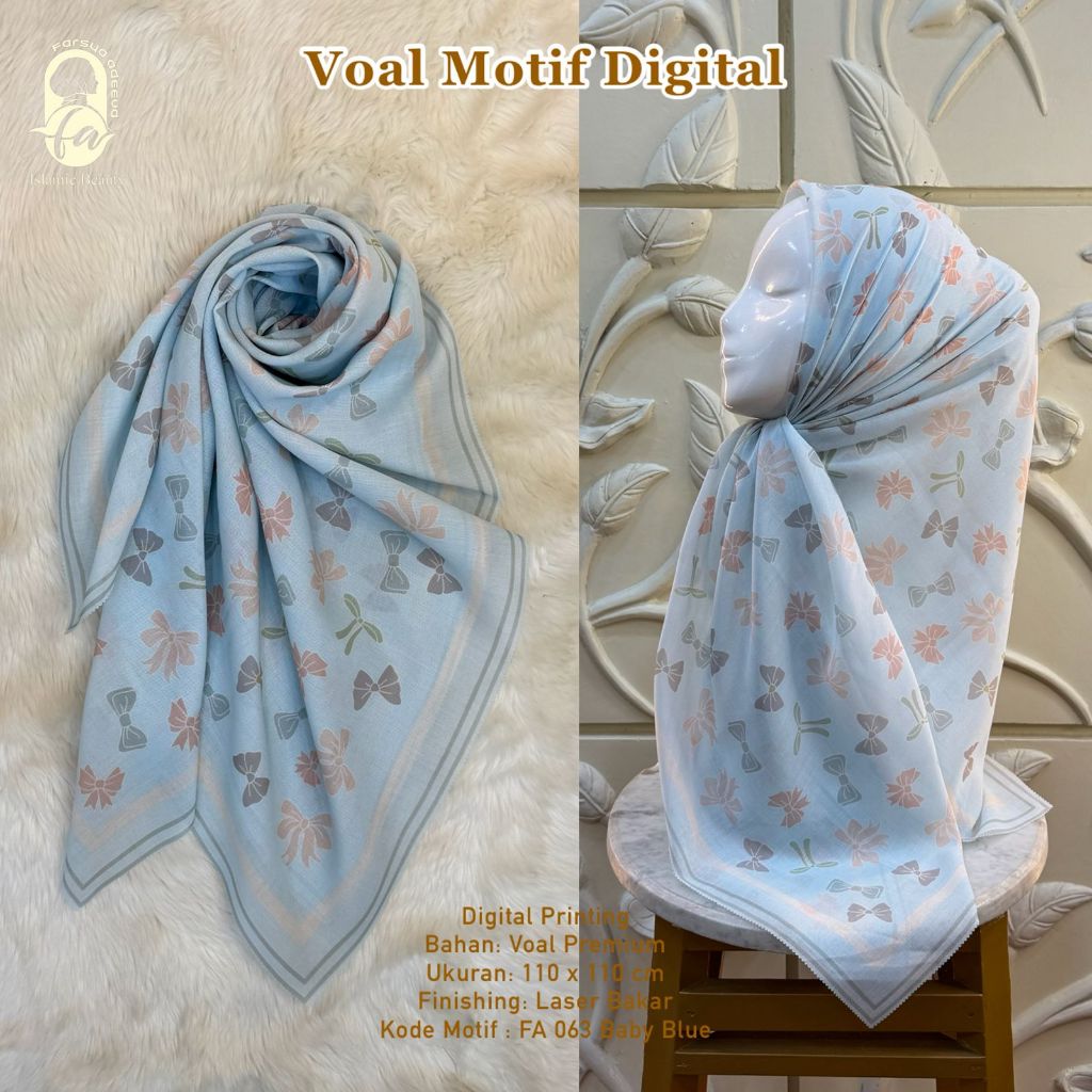 Farsya Adeeva - Voal Motif Digital LC FA 063