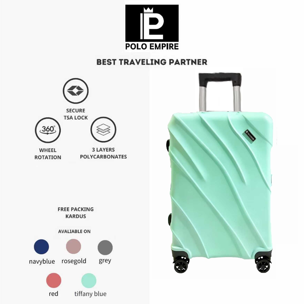 [Polo Empire] -stiker diberikan big sale koper,koper polo fiber 20inch/24 inch,koper umroh,koper tra