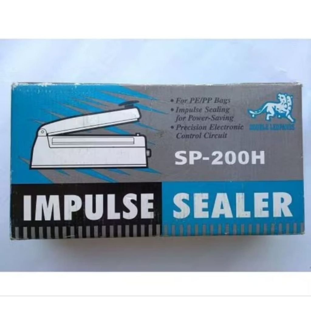 DOUBLE LEOPARDS IMPULSE SEALER SP 200 H ALAT SEGEL PLASTIK KEMASAN