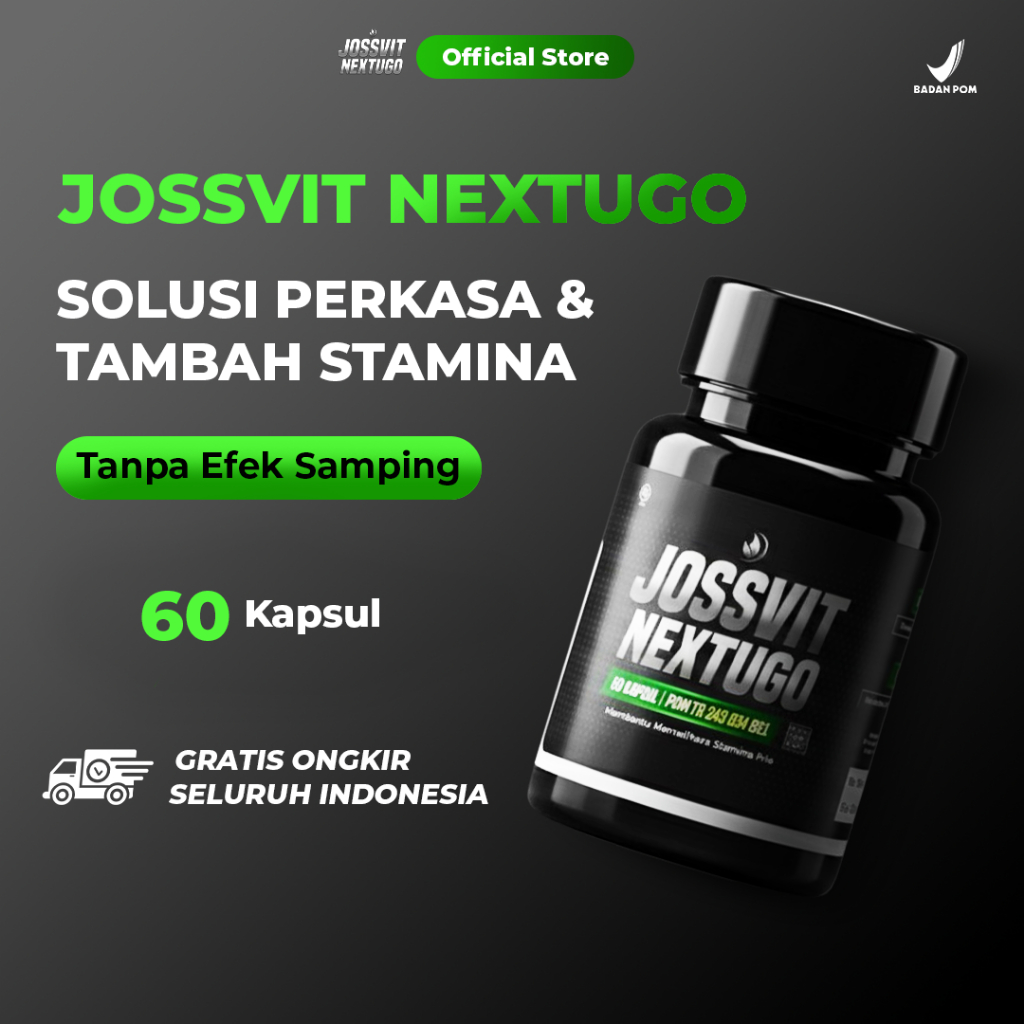 JossVIT Nextugo Original 60 Kapsul - BPOM Privasi Terjaga