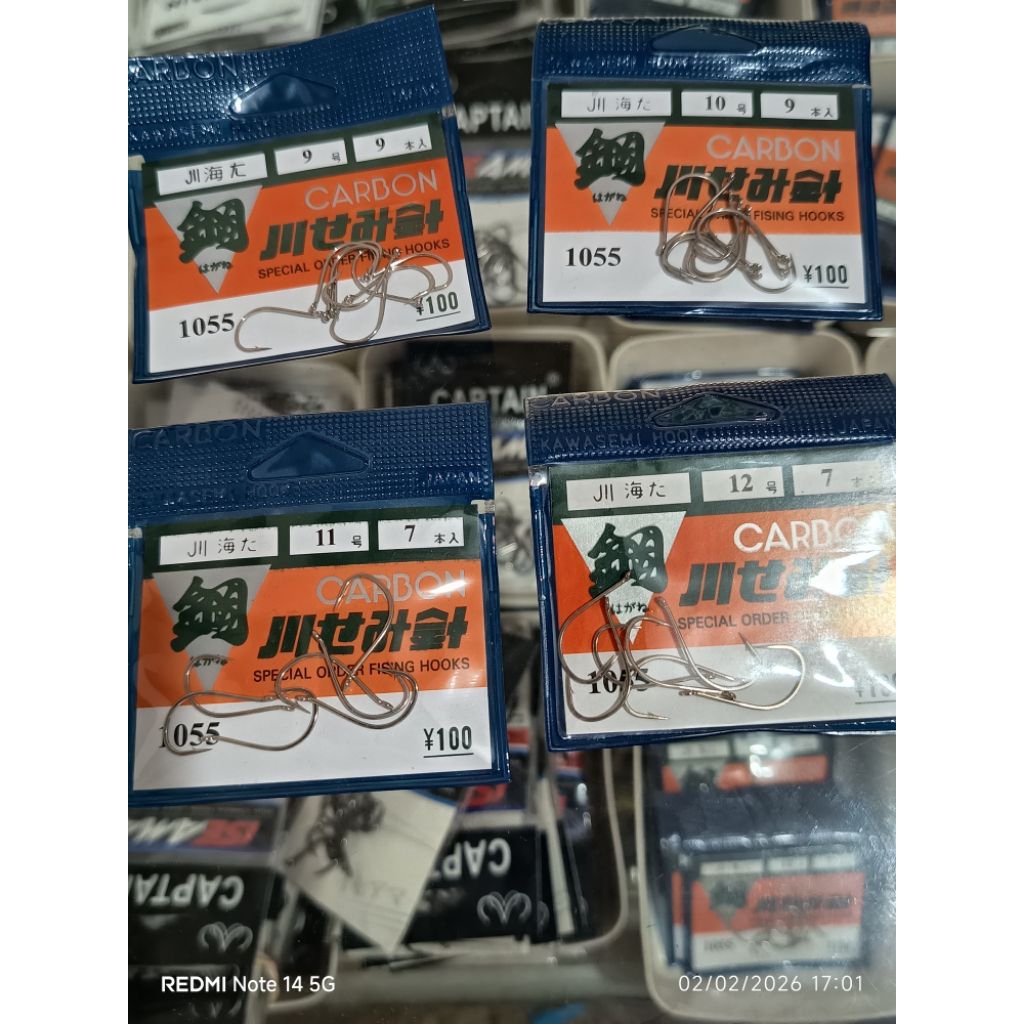 mata kail carbon jepang putih lubang