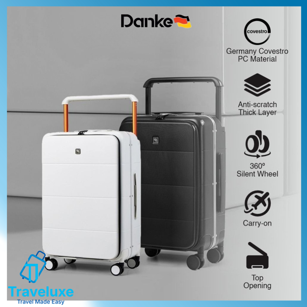 Travelux - Danke Horizon Top Load H9876 - Koper Kabin Buka Atas TSA Lock Anti Maling Anti Gores Bare