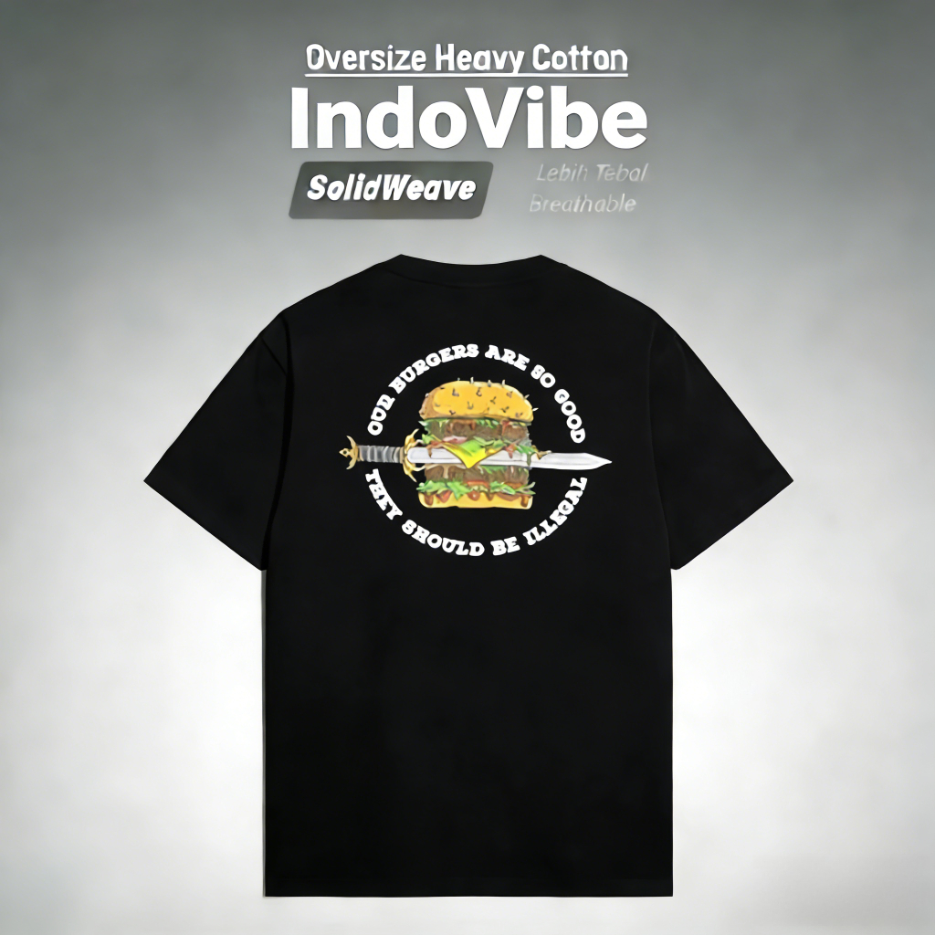 Lawless BurgerBar - Illegal Tshirt - Black