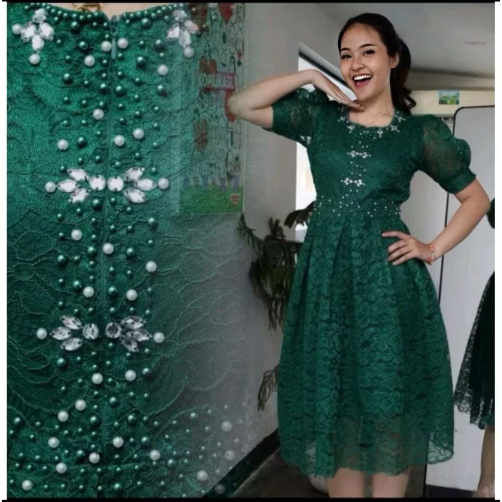 DRES GISELLA JUMBO/DRES PESTA TAHUN BARU/DRES PAYET/DRES NATAL