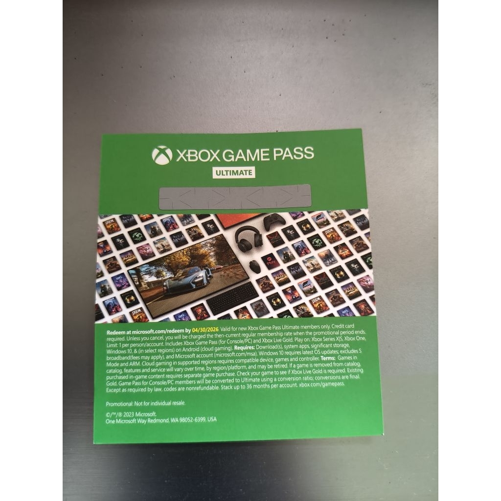 Xbox Game Pass Ultimate 1 bulan for PC/xbox console