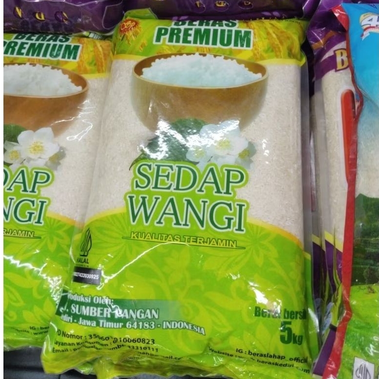 BERAS PREMIUM BERAS SEDAP WANGI 5 KG - SURABAYA