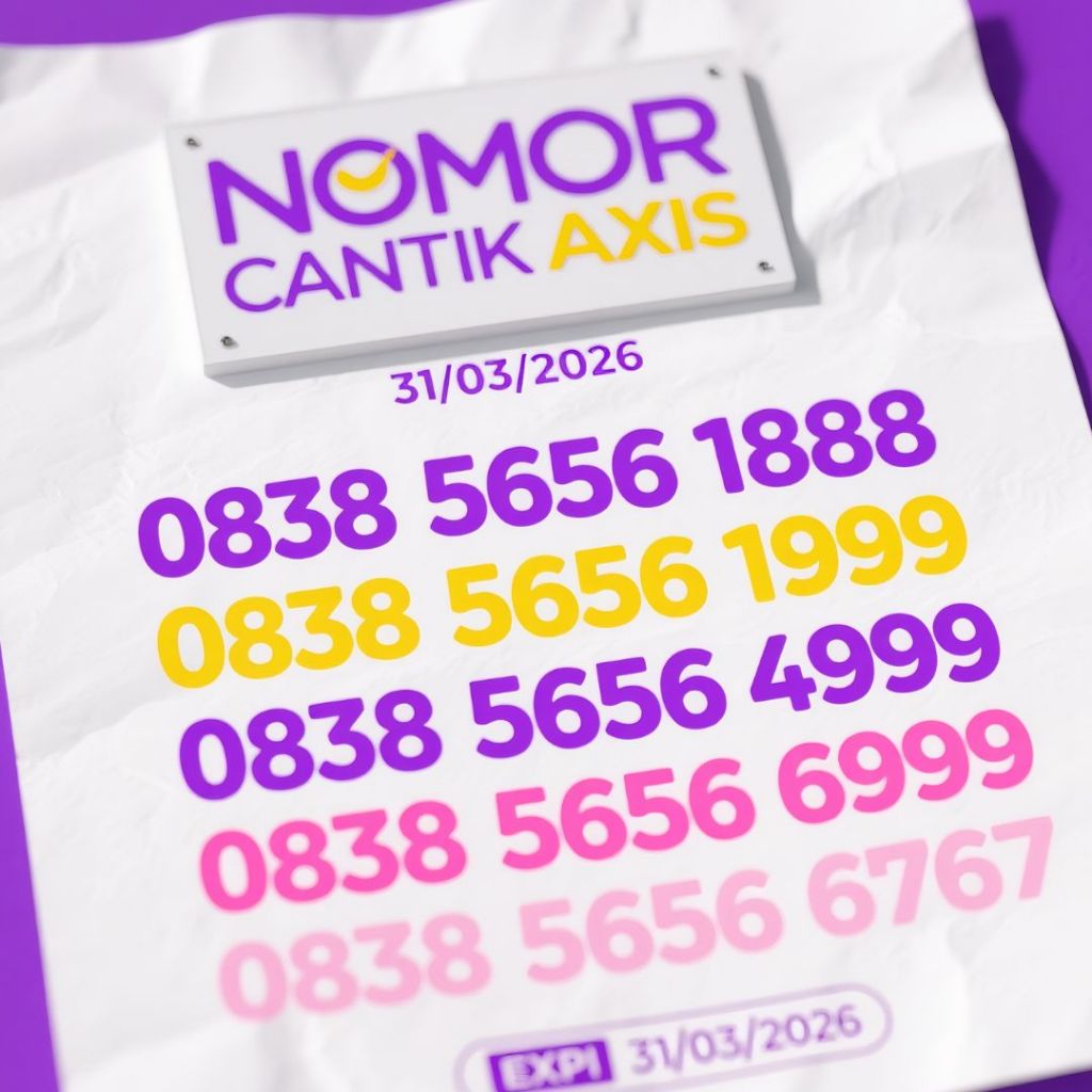 Nomor Cantik AXIS Reguler Seri Master harga 150ribu