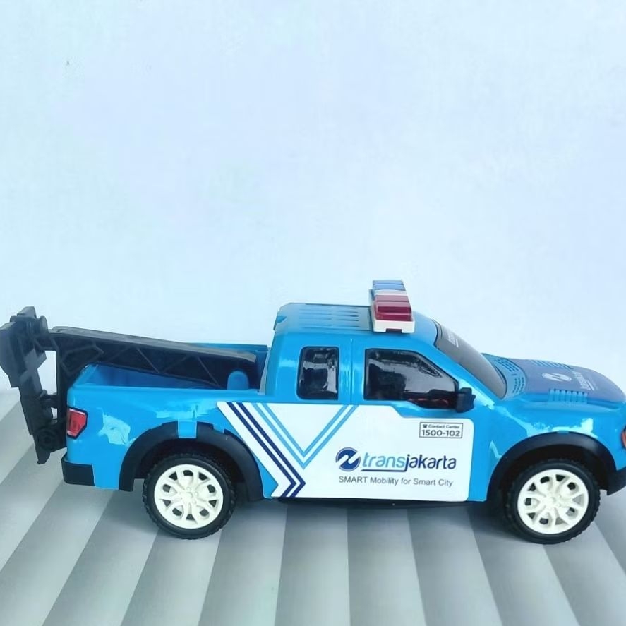 Mainan Mobil Derek Transjakarta - Mainan Mobil Layanan Derek Busway