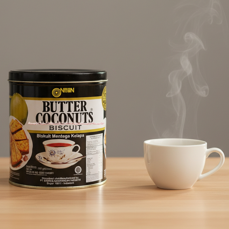 Nissin Butter Coconuts Biscuit 650gr Biskuit Rasa Mentega Kelapa Nisin Buter Cookies Kukis Coconut K