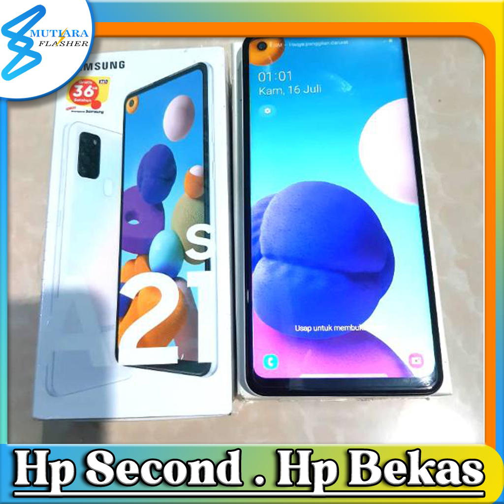 Samsung A21S Ram 3/32GB | Ram 6/64GB | Ram 6/128GB Bekas Original Flasher Store
