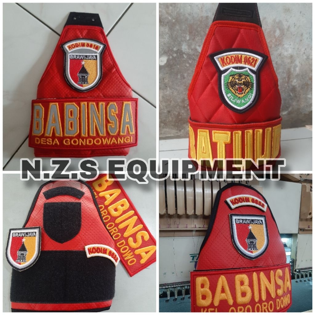 Banlengan kulit model terbaru + Banlengan Bhabinkamtibmas + Ban lengan kulit babinsa + Ban lengan cu