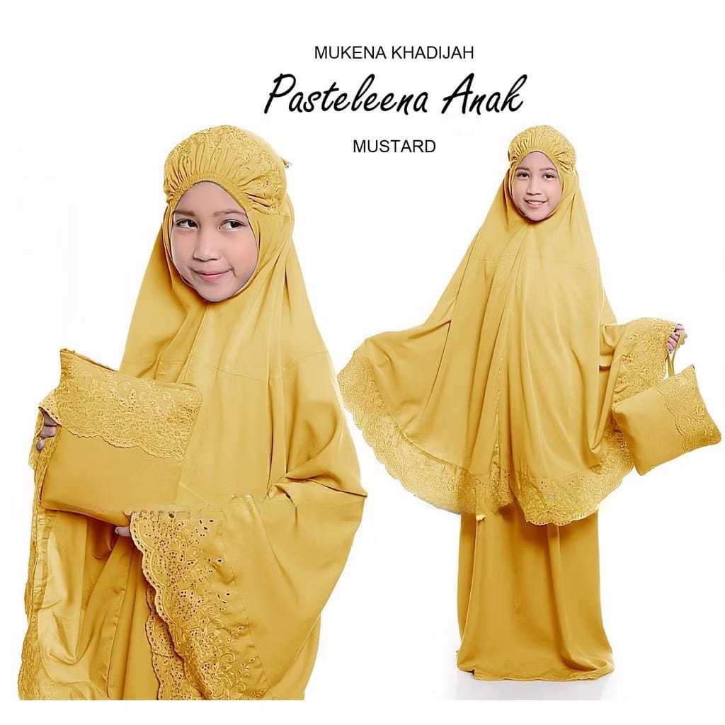 Mukena Khadijah Anak Mukena Lebaran Mukena Polos Anak