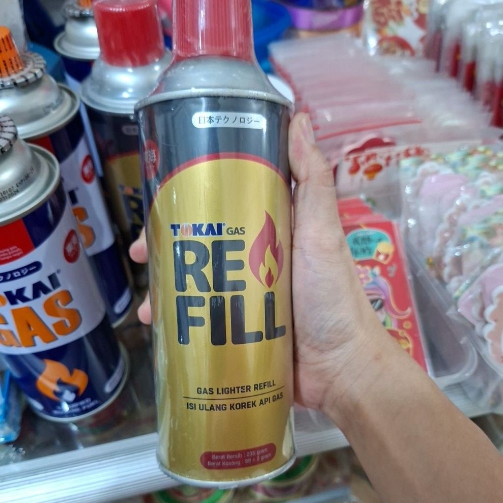 korek api gas oven refill isi ulang korek api tokai