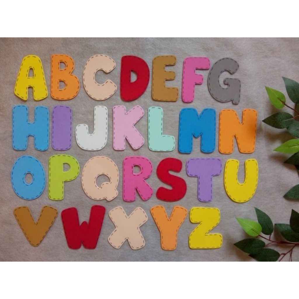 DEKORASI DINDING HURUF 1 SET 26 HURUF