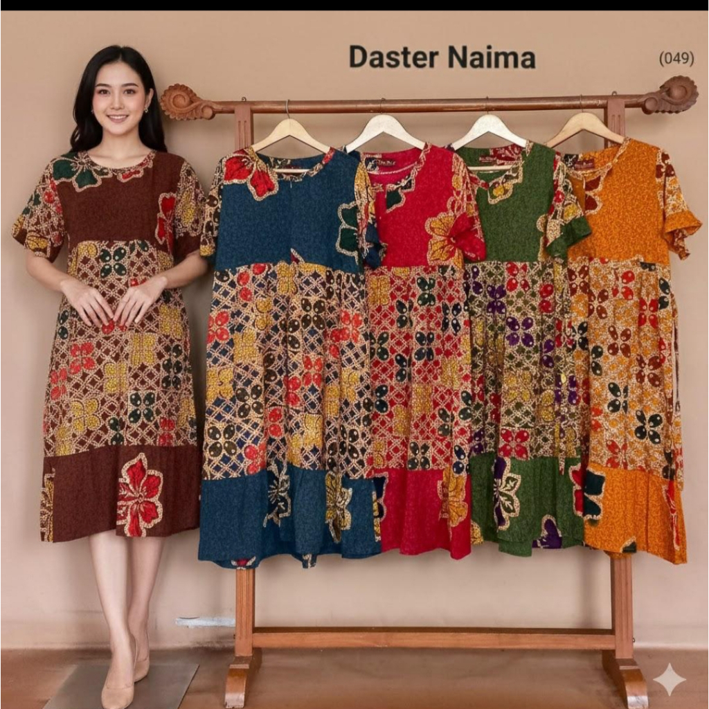 DASTER NAIMA PUTRI DIANA ORIGINAL LENGAN PENDEK TERBARU