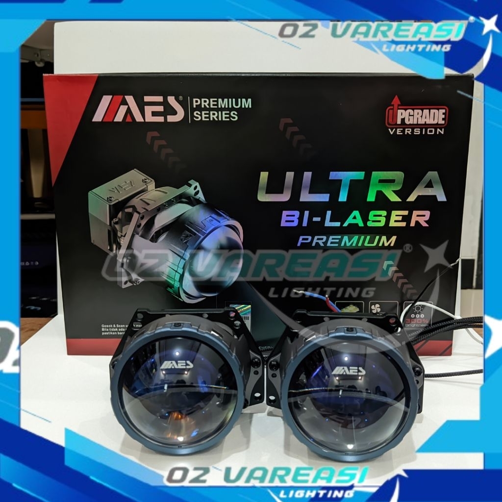 Bilaser Ultra Premium AES Biled Projector Turbo SE Ultra Cooler 3 Inch TIR Technology AES