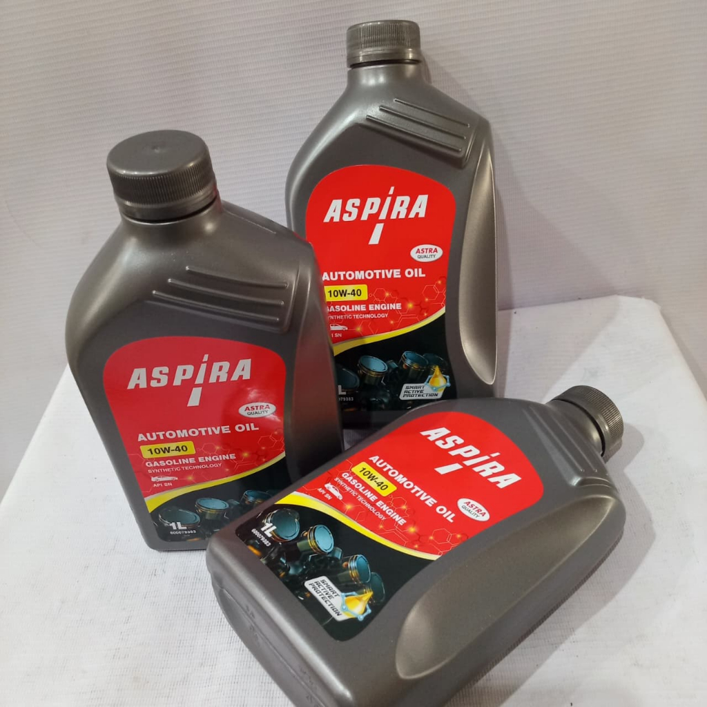 Aspira Automotive Oil SAE 10W-40 1L – PT Shell Original | Perlindungan Mesin Optimal